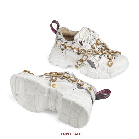 gucci flashtrek crystals|gucci flashtrek with crystals white.